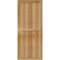 Ekena Millwork Framed Board-n-Batten Shutters, Rough Sawn Western Red Cedar, 21 1/2W x 51H, PR RBF06S21X051RWR - alternate 2